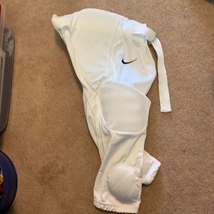 NWT Boys nike integrated football pants white